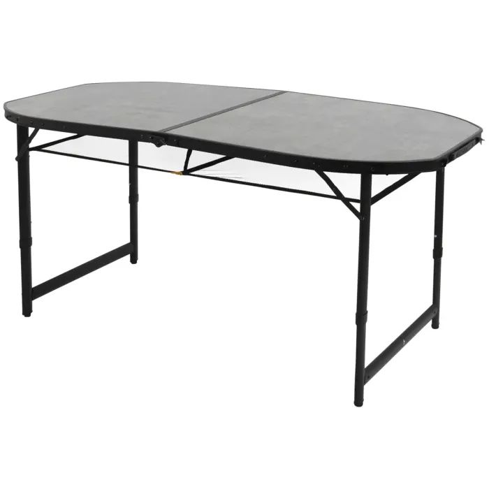 Туристичний стіл Bo-Camp Northgate Oval 150x80 cm Black/Grey (1404188) зображення 3