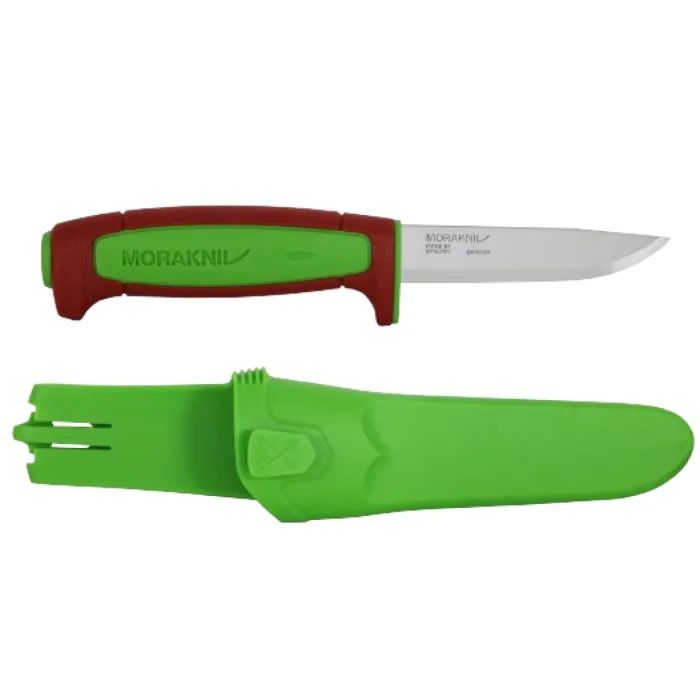 Нож Morakniv Basic 511 LE 2024 carbon steel Ivy Green/Dala Red (14281) изображение 9