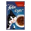 Вологий корм для кішок Purina Felix Суп з яловичиною 48 г (8445290571625)