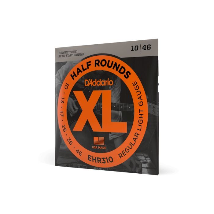 Струны для гитары D'Addario XL Half Rounds Regular Light (10-46) (EHR310) изображение 2