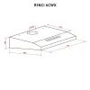 Вытяжка кухонная Perfelli RINCI 6CWX BIANCO изображение 11