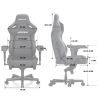 Кресло игровое Anda Seat Kaiser 4 PVC Size XL Pink (AD12YDDC-XLL-20-P-PV/C) изображение 9