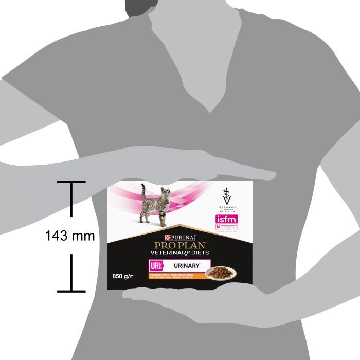 Вологий корм для кішок Purina Pro Plan Veterinary Diets UR ST/OX Urinary З куркою 10 x 85 г (8445290093592) зображення 12
