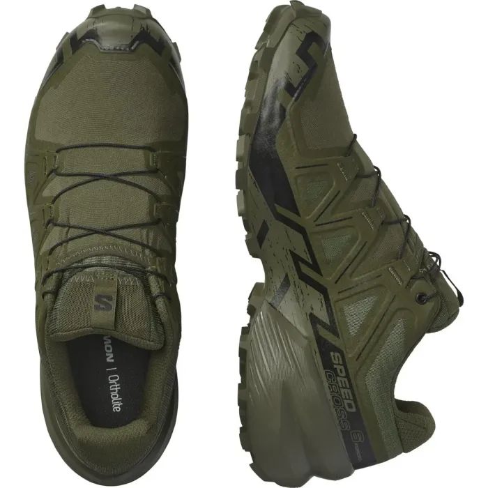 Кроссовки Salomon Speedcross 6 Forces Green/Black 12.5 (L47161200-12.5) изображение 5