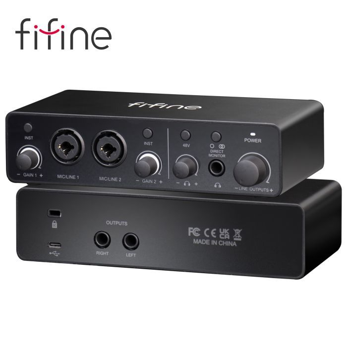 Аудиоинтерфейс Fifine Ampli 3 изображение 2