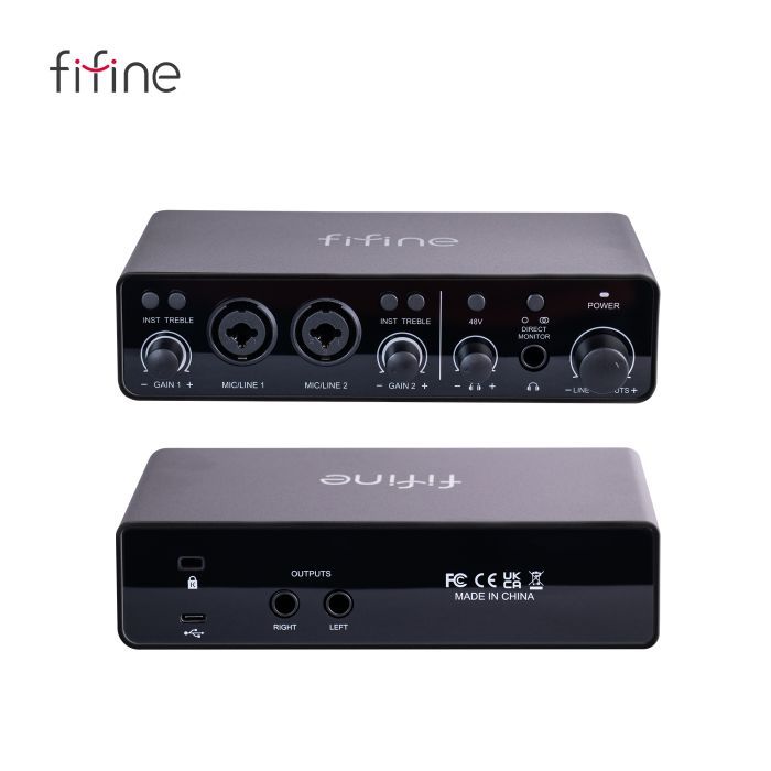 Аудиоинтерфейс Fifine Ampli 3 изображение 3