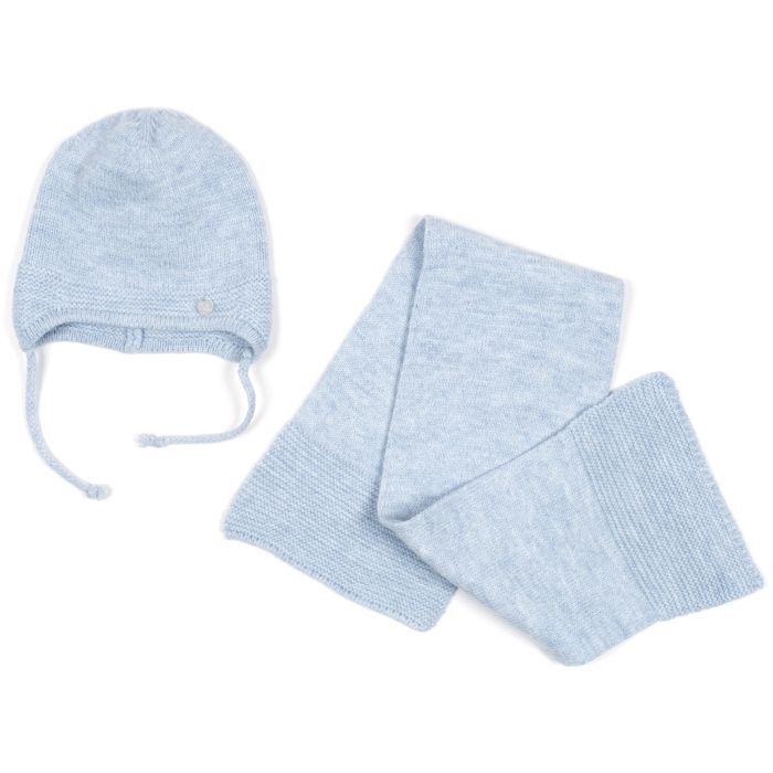Шапка детская Na с шарфом (NA 1177-48-blue)