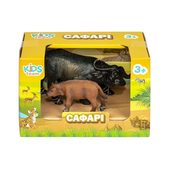 Фигурка Kids Team Сафари Африканский бык и телёнок (Q9899-A25_1) изображение 2