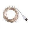 Гірлянда YES! Fun Нитка на мідному дроті 100 LED Холодно-біла 10 м Статична USB (975036) зображення 2