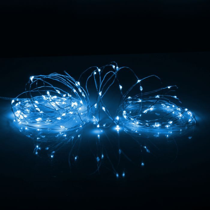 Гірлянда YES! Fun Нитка на мідному дроті 100 LED Холодно-біла 10 м Статична USB (975036) зображення 3