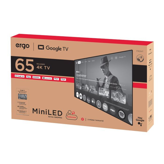 Телевізор Ergo 65MQ90PRO зображення 3