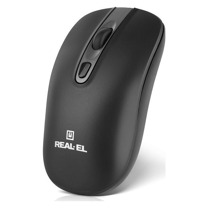 Мышка REAL-EL RM-350W Wireless Black/Gray (EL123200043) изображение 3