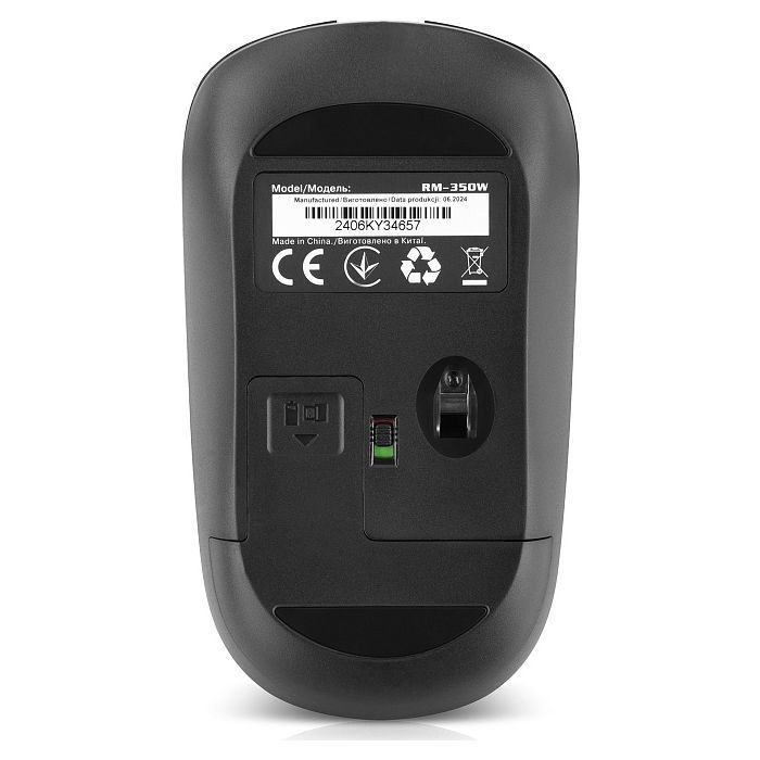 Мышка REAL-EL RM-350W Wireless Black/Gray (EL123200043) изображение 7