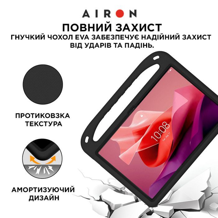 Чехол для планшета AirOn EVA Premium Lenovo Tab P12 12.7 black (4822352781132) изображение 3