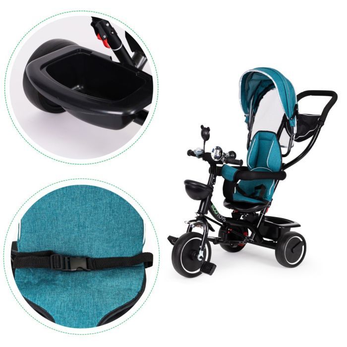 Детский велосипед Ecotoys Comfort С поворотным сиденьем Red (JM-066-9 RED) изображение 5