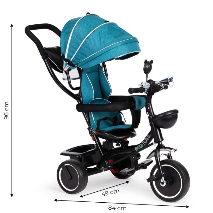 Детский велосипед Ecotoys Comfort С поворотным сиденьем Red (JM-066-9 RED) изображение 8