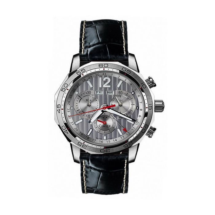 Наручний годинник Cimier 6108-SS111 calf leather black