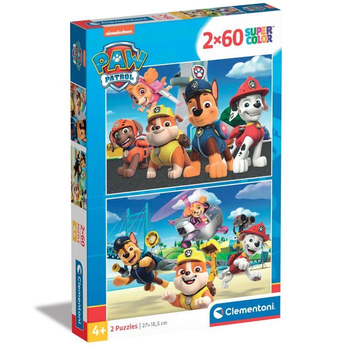 Пазл Clementoni 2 в 1 Paw Patrol. New, 2 по 60 елементів (21623)