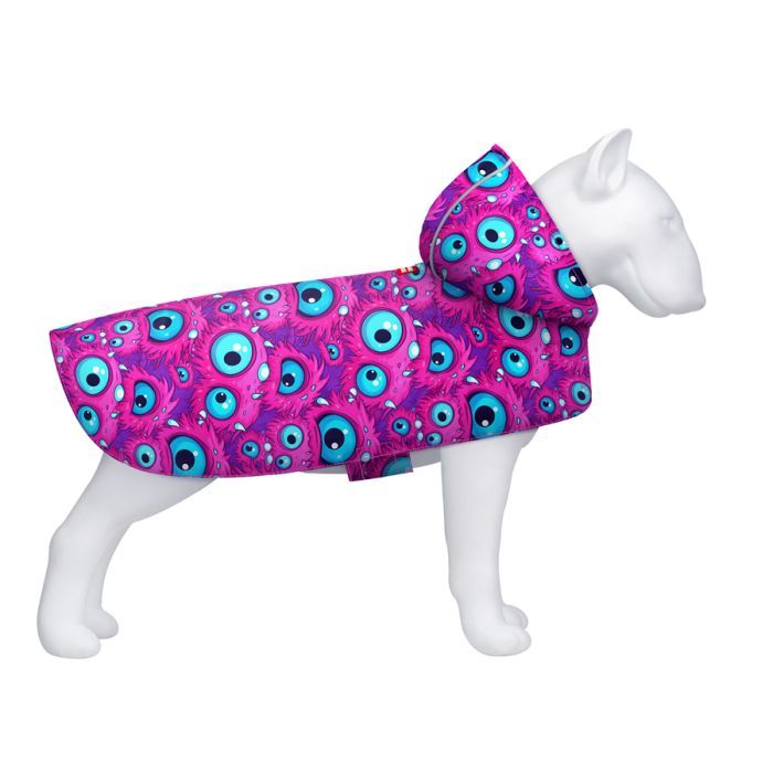 Дождевик для животных WAUDOG Clothes Накидка с капюшоном Глаз монстра XS (355-4049)