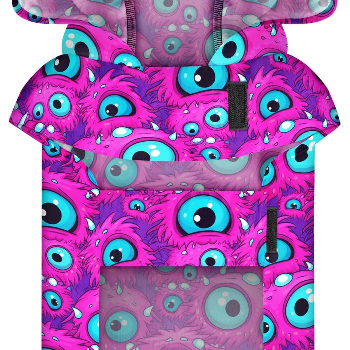 Дождевик для животных WAUDOG Clothes Накидка с капюшоном Глаз монстра XS (355-4049) изображение 4