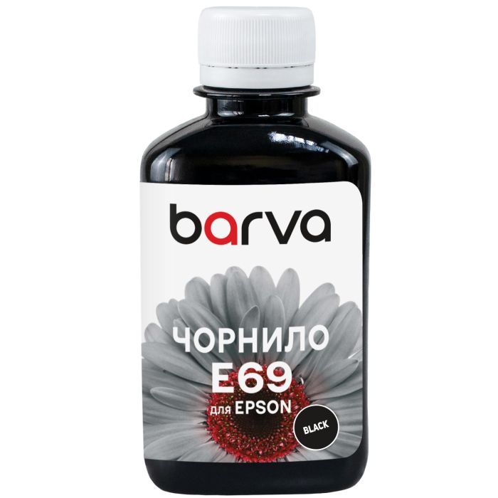 Чорнило Barva Epson T69, 1 л, Pigm, Black (E69-944)