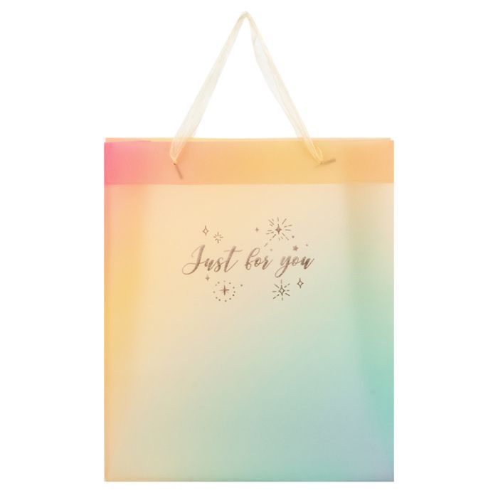 Подарочный пакет Axent пластиковый Just for you-4, 32х27 см (8504-40-A)