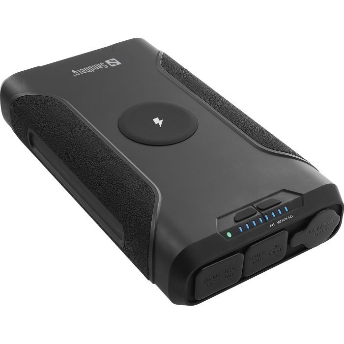 Батарея универсальная Sandberg 72000mAh, Survivor, DC/70W, PD/60W, QC3.0/18W, Cigar Lighter,Wireless (420-64) изображение 2