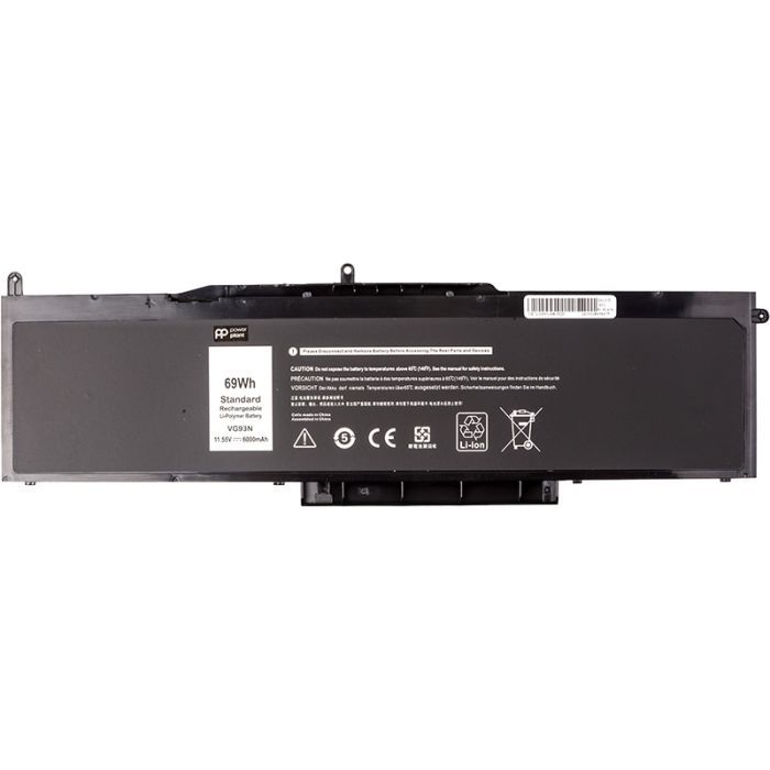 Аккумулятор для ноутбука DELL Precision 15 3520 (VG93N) 11.55V 6000mAh PowerPlant (NB442119)
