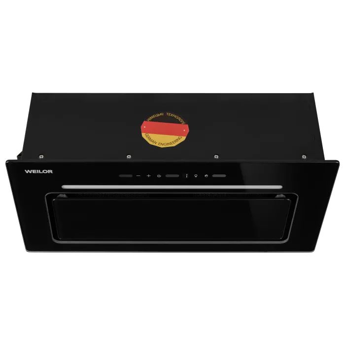 Витяжка кухонна Weilor LUMINA WBG 65 BLACK (5905538401983)