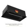Витяжка кухонна Weilor LUMINA WBG 65 BLACK (5905538401983) зображення 2