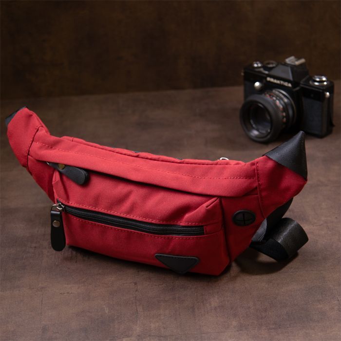 Сумка Vintage Бананка нейлон Зеленая (20636) изображение 7