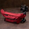 Сумка Vintage Бананка нейлон Красная (20639) изображение 7