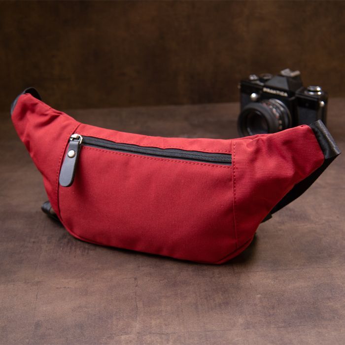 Сумка Vintage Бананка нейлон Зеленая (20636) изображение 8