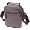 Сумка Vintage Чоловіча з текстилю Сіра (21244) зображення 2