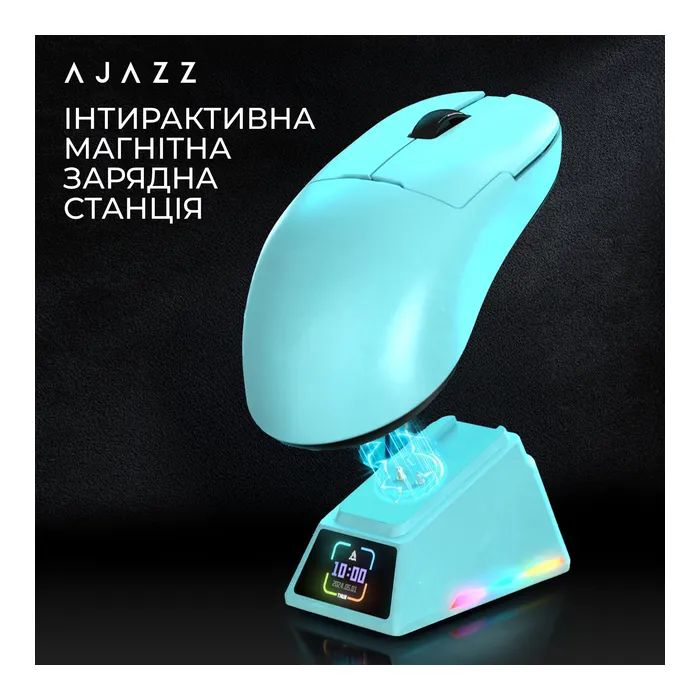 Мышка Ajazz AJ159 APEX Wireless/Bluetooth/USB White (AJM159-A-W) изображение 9