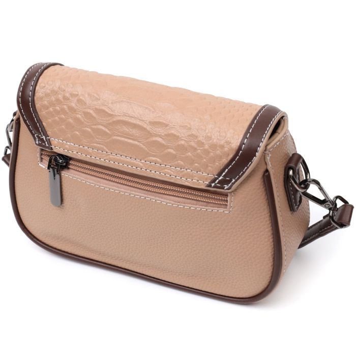 Сумка Vintage З натуральної шкіри Бежева (22373) зображення 2