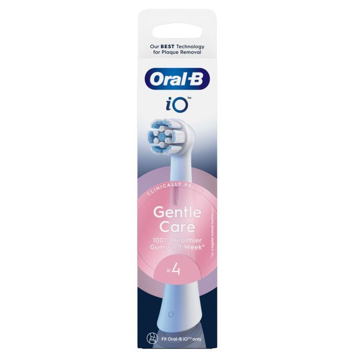 Насадка для зубної щітки Oral-B iO Gentle Care White 4ct (8700216199438) зображення 3