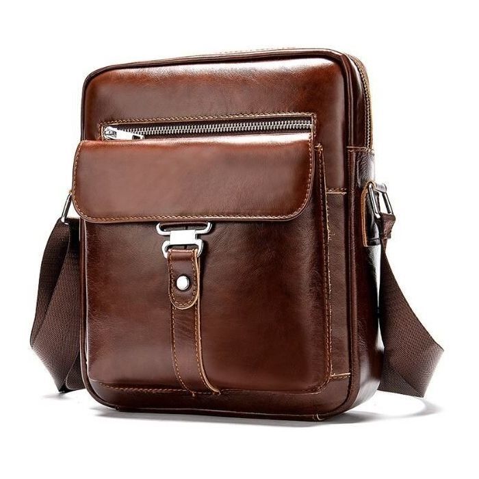 Сумка Vintage Коричневая (14829) изображение 5