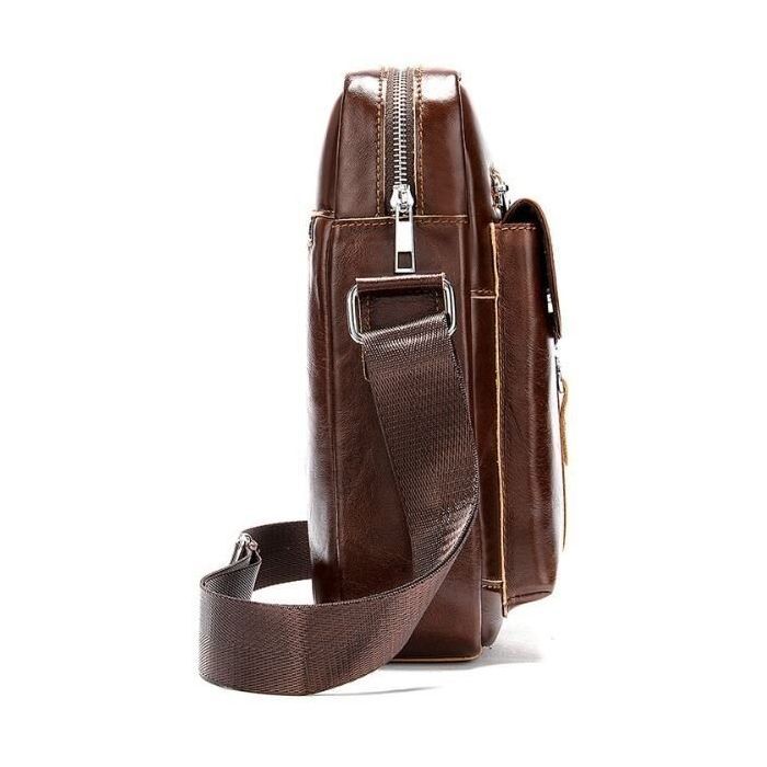 Сумка Vintage Коричневая (14829) изображение 6