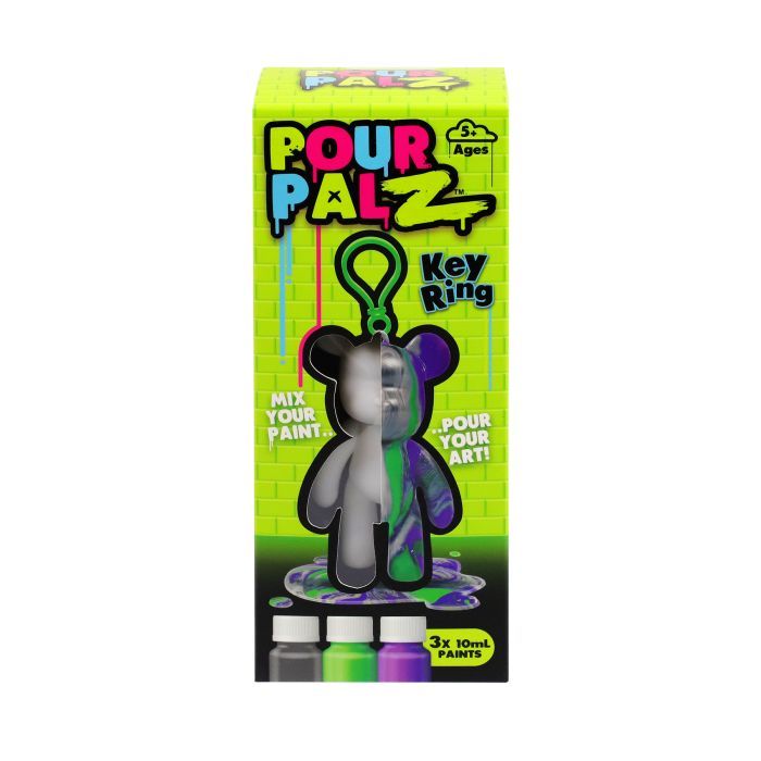 Набор для творчества ToyMonster Pour Palz Флюид Арт - Брелок Мишка (GS-G08162) изображение 11