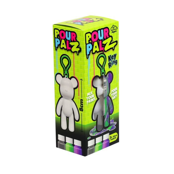 Набор для творчества ToyMonster Pour Palz Флюид Арт - Брелок Мишка (GS-G08162) изображение 12