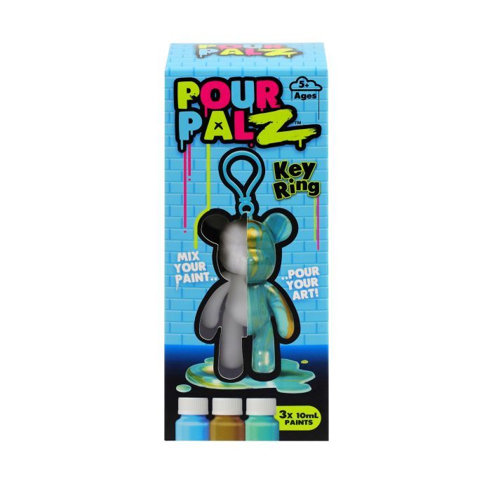 Набор для творчества ToyMonster Pour Palz Флюид Арт - Брелок Мишка (GS-G08162) изображение 5