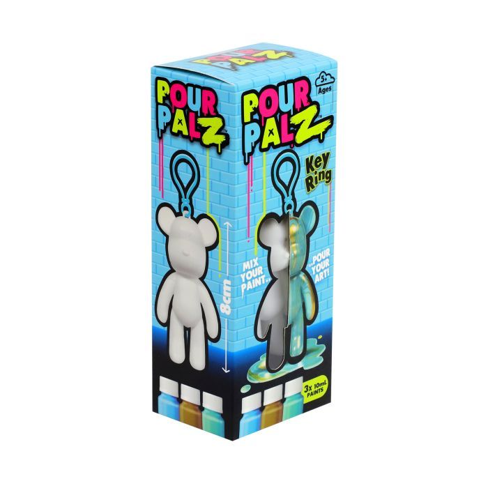 Набор для творчества ToyMonster Pour Palz Флюид Арт - Брелок Мишка (GS-G08162) изображение 6