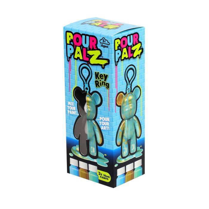 Набор для творчества ToyMonster Pour Palz Флюид Арт - Брелок Мишка (GS-G08162) изображение 7