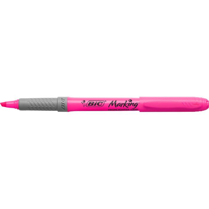 Маркер Bic текстовыделитель Grip, розовый (bc811934) изображение 2