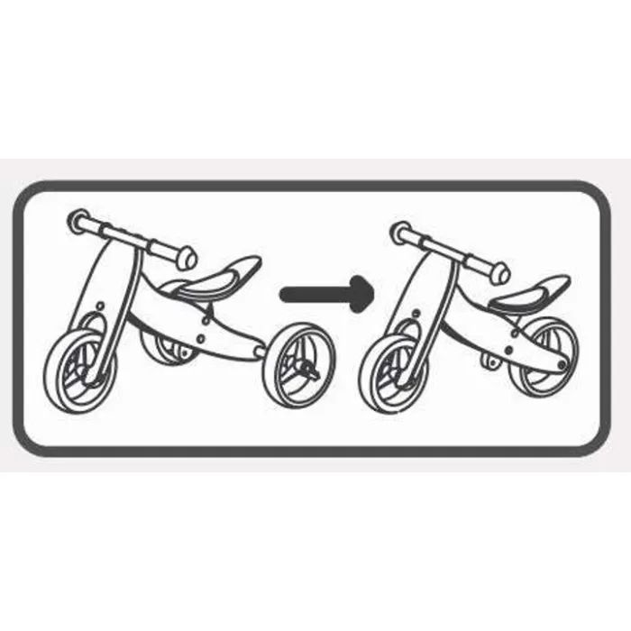 Беговел FreeON Free2Move 2 в 1 коричнево - білий (42868) изображение 3