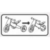 Біговел FreeON Free2Move 2 в 1, рожевий (48822) зображення 3