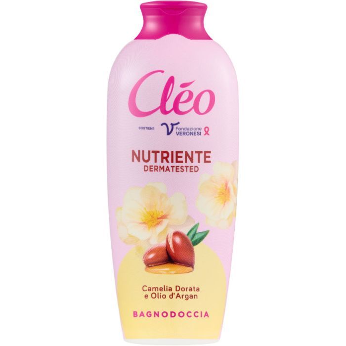 Гель для душа Cleo Золотая камелия и аргановое масло 750 мл (8001280012709)