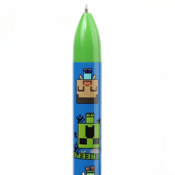Ручка шариковая Yes Minecraft 0,7 мм автоматическая 6 цветов (412244) изображение 2
