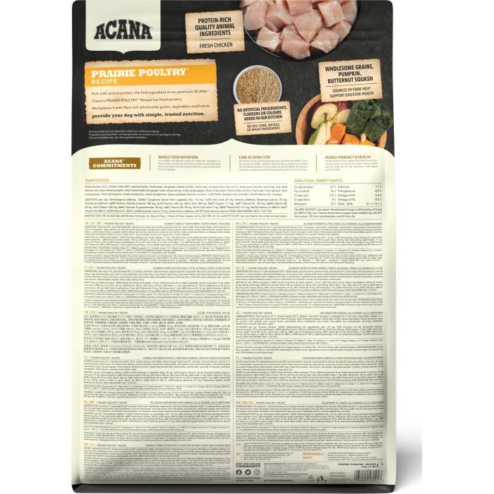 Сухой корм для собак ACANA Prairie Poultry 9.7 кг (0064992560119) изображение 2